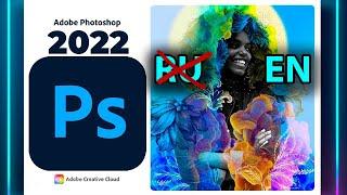 Как поменять язык в фотошоп 2022 на английский? How to change language in Photoshop 2022?