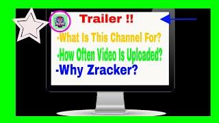 Trailer|| Zracker Official