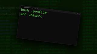 Using Bash .bashrc and .profile Files to Initialize Your Terminal