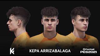 PES 21 NEW FACE KEPA ARRIZABALAGA By Kodigo Facemaker