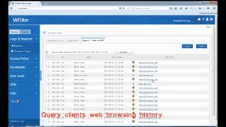 How to track web browsing history of network clients?