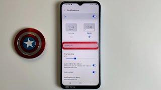 How to Hide lock screen notification content on Samsung A13 Android 12