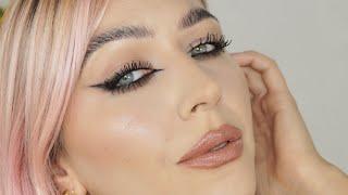 Reverse Cat Eye makeup look (hooded eyes)