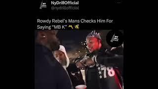 Rowdy Rebel Get checked by Mak Balla for saying “EMS” every Mac shot #rowdyrebel #gs9