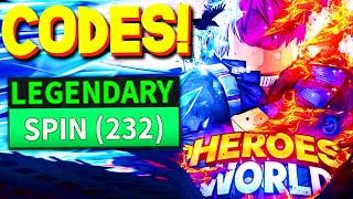 *NEW CODES* ALL WORKING CODES in HEROES WORLD CODES! ROBLOX