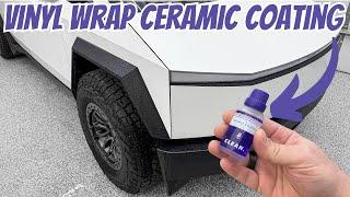 Ceramic Coating Our Vinyl Wrapped Tesla Cybertruck - CLEAN By Pan Full Tutorial With Ji From Tesbros