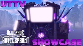 UTTV SHOWCASE || SKIBIDI TOILET BLOCKADE BATTLEFRONT || ROBLOX