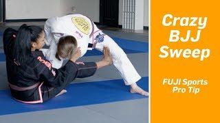 Crazy BJJ Sweep - FUJI Sports Pro Tip - Easy Open Guard Sweep