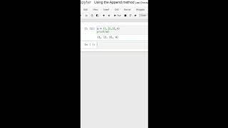 Append method in Python | Python Tutorial Series