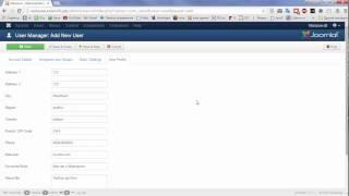 Как создать нового пользователя и поменять пароль  joomla cms (админка)