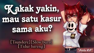 Sepupu tsundere cemburu | ASMR Cewek | [F4A] [Tsundere] [Slow burn] [Tidur bareng]