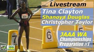JAAA WA Championships Preparation | LIVE