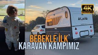 Bebekle ilk Karavan Kampı - Göl Kenarında Kamp | Ömerli Barajı - Esenceli | Başkent Karavan Hera 380