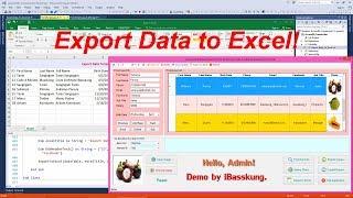 VB.Net Tutorial : How to Export Data to Excel Spreadsheet (3/3)