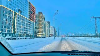 Утреннее сияние огней г. Екатеринбург в районе «Солнечный»