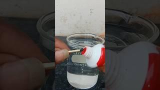 mach stick + Colgate magic trick || short || water proof matchstick || SRb experiment