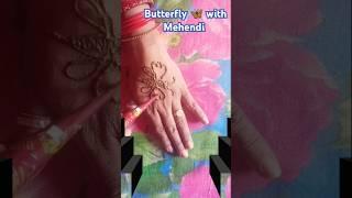 How To Draw Butter fly with mehendi #shortvideo #craft #ytshorts #art #Anita my art