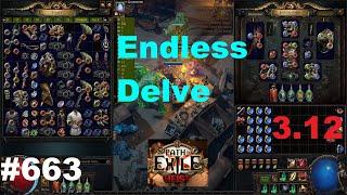 [Path of Exile] Endless Delve Results & Thoughts & Cool Stuff I found SSF Delving - 663