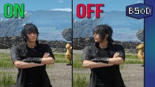 Final Fantasy XV | Fixing the Terrible Anti Aliasing | Huge Visual Difference