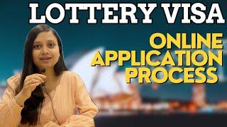 How to apply Australia Lottery Visa - Step by Step