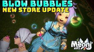 FFXIV: Blow Bubbles! New Cash Shop Items!!