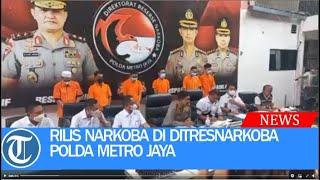 Rilis narkoba di Ditresnarkoba Polda Metro Jaya