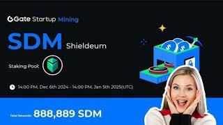 Claim Free $200 SDM Token To Your Wallet | Gate.io Startup Mining Airdrop | $70,000 SDM Coin Rewards