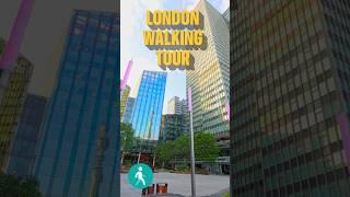 Pleasant London Walk: 4K London Walking Tour - Sunny - Euston Station, Great Portland St, BT Tower.