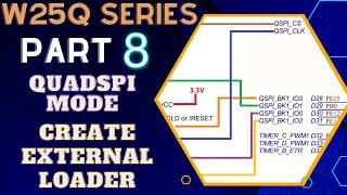 W25Q FLASH Memory || Part 8 || How to create an External Loader