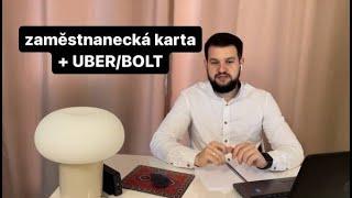 Zaměstnanecká karta + BOLT и UBER. Работа  в такси в Чехии. BOLT и UBER в Чехии.