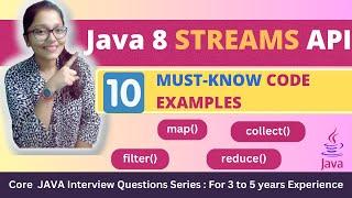 Java 8 Streams   | 10 IMPORTANT Coding Questions & Answers | Streams API