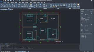 ZWCAD 2022 6m Floor Plan Tutorial For Beginner [COMPLETE]