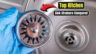 Top Kitchen Sink Strainers Compared | 2024 Edition Kitchen Sink Strainer Stopper Review |