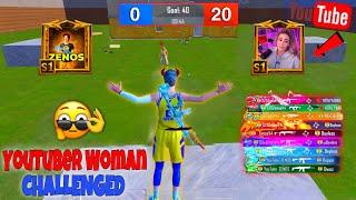 BEST FUNNYWOW GAMEPLAY WITH YOUTUBER WOMAN CHALLENGED ME1VS1 GUN GAME DEATH MATCHPubg Mobile