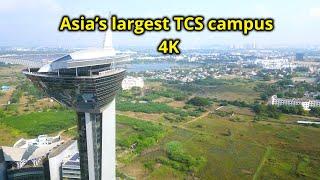 Chennai drone view 4K | TCS Chennai - Siruseri | Asia’s largest TCS campus butterfly model