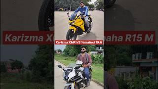 Exhaust Note Comparison  Karizma XMR VS R15 M #shorts #r15m