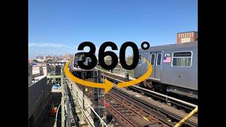 360° NYC Subway Ride during Rush Hour from Astoria, Queens to Bay Ridge, Brooklyn in December 2020