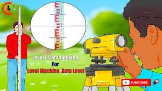 Level Error Checking For Level Machine/Auto Level.