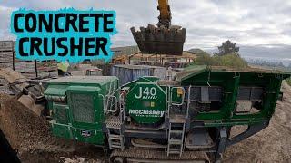 CONCRETE CRUSHER... IT'S A BEAST! - Fenland Farming Adventures