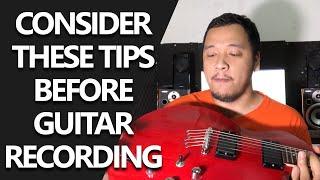 8 Things To Do Before Recording Guitar | #UsapangRecording | Taglish