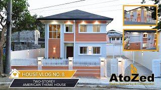 HOUSE VLOG NO. 8: TWO STOREY AMERICAN THEME HOUSE