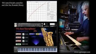 Tecontrol breath controller and Alto Saxophone NI Kontakt sound library. Woodwind and brass vst wav.