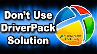 Don't Use Driver Pack Solution | Kshitij Kumar