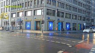 European Parliament Visitor Center equipped with transparent LED glass display