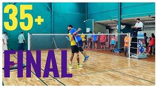 PRAJITH VS SHOUKATH ALI:PALAKKAD DISTRICT BADMINTON SINGLES TOURNAMENT 35+ FINAL 2021