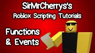 Roblox Scripting Tutorial #3 - Functions and Events