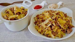 Taste this dish. Cabbage in fleet style.