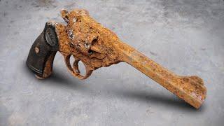 Rescuing a Rusted Relic – WWII Webley Revolver Restoration