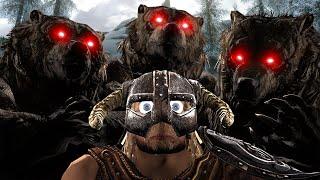 Skyrim, but if ANYONE is unhappy then 5 bears spawn