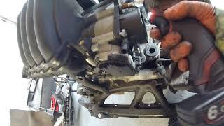 How to disassemble the timing belt Mercedes a class 2/Как разобрать ГРМ Mercedes a class 2